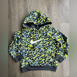 Nike Kids Multicolor Camo Hoodie Boys Sz 3T